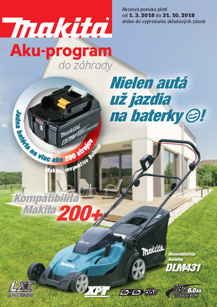 Makita Aku program Záhrada